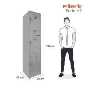 locker metalico 3 puertas