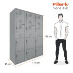locker metalico en tandem