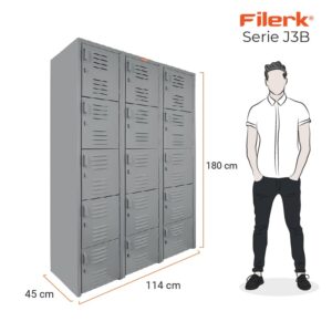 locker metalico en tandem
