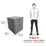 archivero metalico, archivero gris